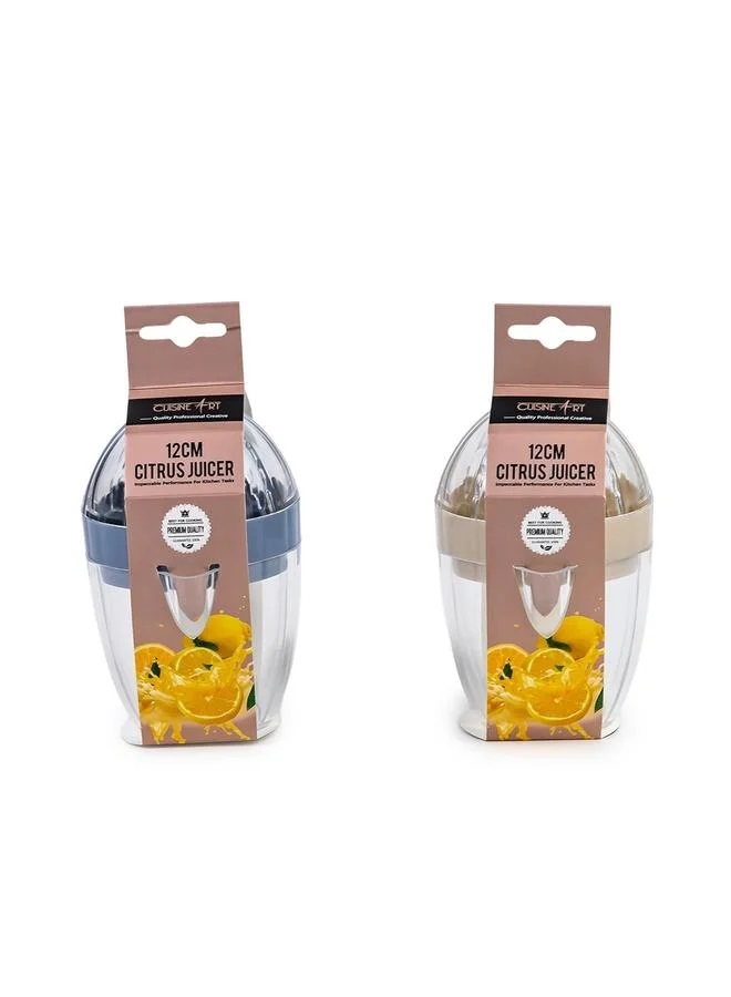 كويزين أرت عصارة حمضيات يدوية قطعة واحدة 12 سم